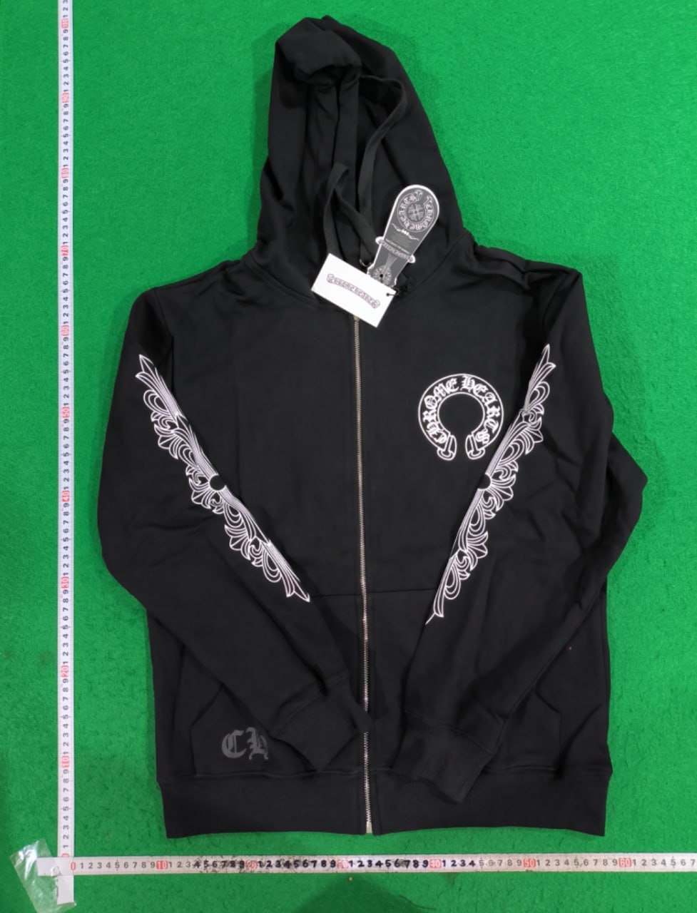 Chrome Hearts Zippered Hoodie
