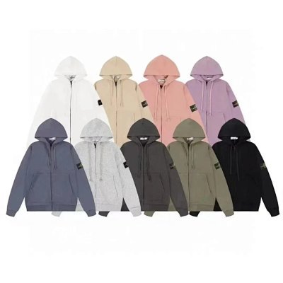 Stone Island Zippered Hoodie