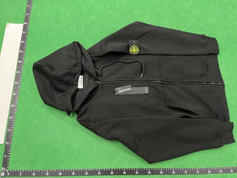 Stone Island Zippered Hoodie