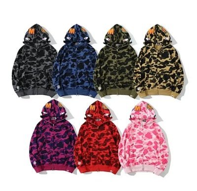WGM Meaning BAPE Zippered Hoodie