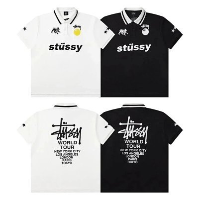 stussy  polo T-shirt tee