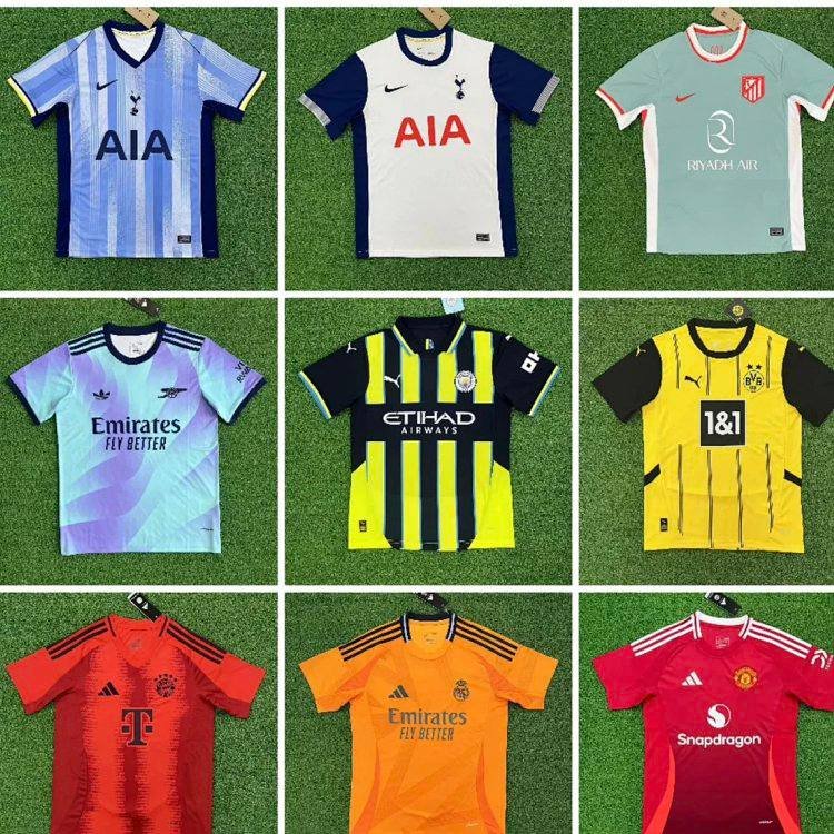 new Club jerseys