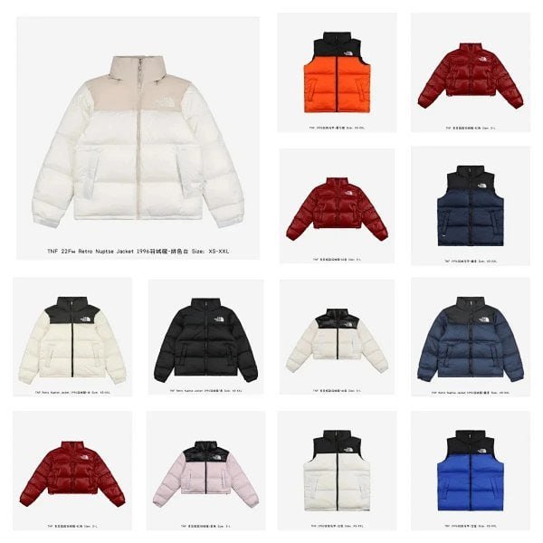 The North Face down jacket