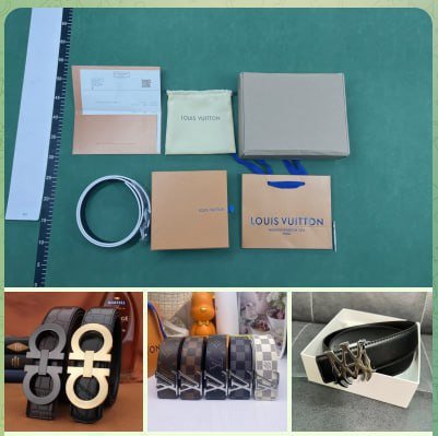 Ferragamo belt/Louis Vuitton belt/AMIRI belt