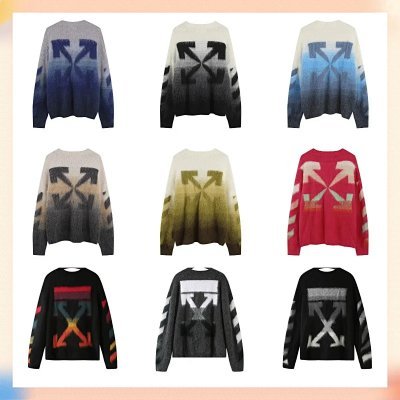 OFF white sweaters